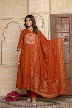 Mul chanderi partywear